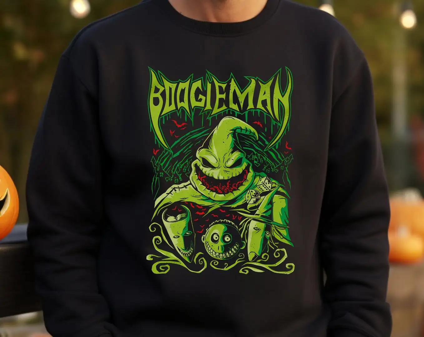 Oogie Boogie Halloween Shirt, Mickey's Scary Party 2025 Sweatshirt, Boogie Man Shirt, The Nightmare Before Christmas, Jack Skellington Shirt