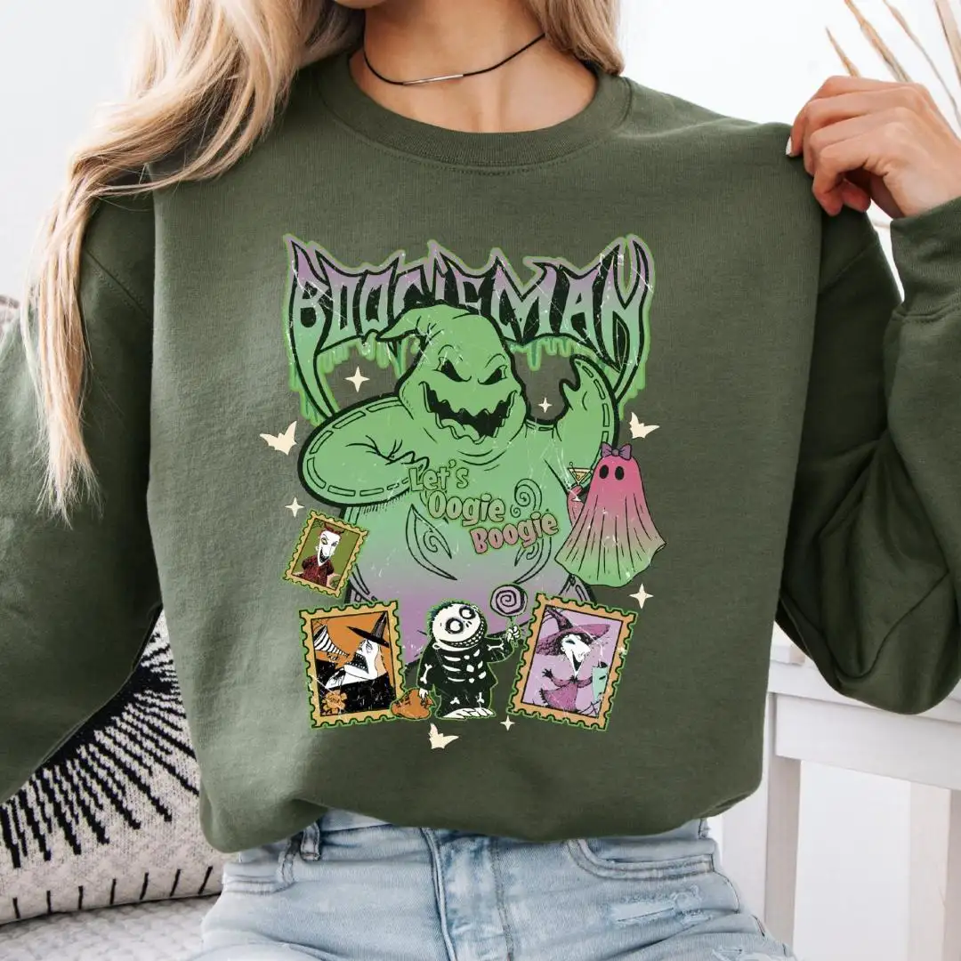 Boogieman Let's Oogie Boogie Shirt, The Nightmare Before Christmas Hoodie, Disney Halloween Boogie Tee, Disneyland Halloween Trip Shirt