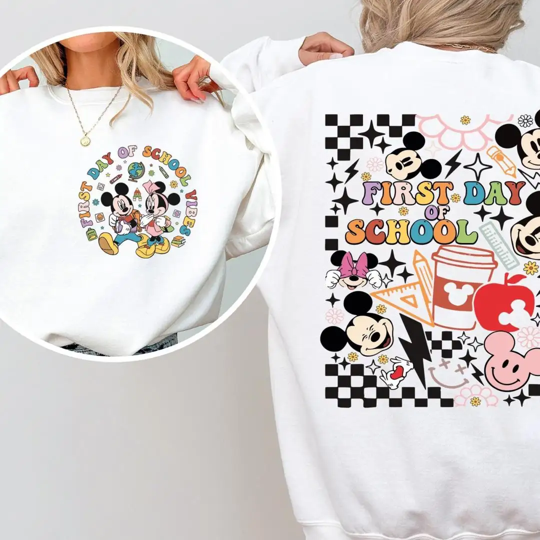 Kids Disney School Shirt First Day Gift