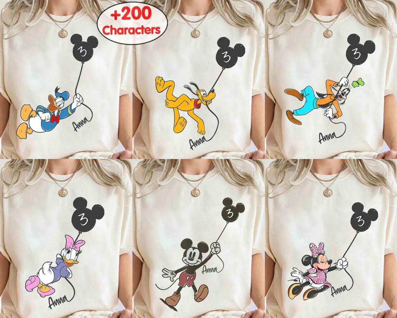 Personalized Mickey Mouse Birthday Shirt for Kids