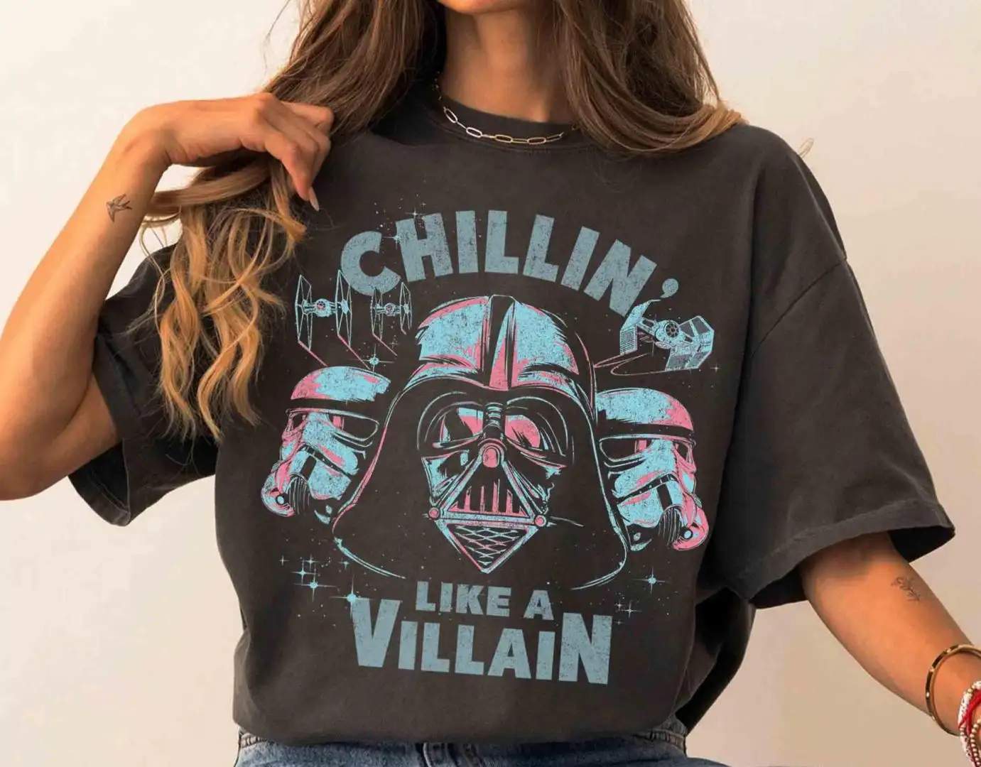Vintage Darth Vader Chillin Like A Villain Shirt