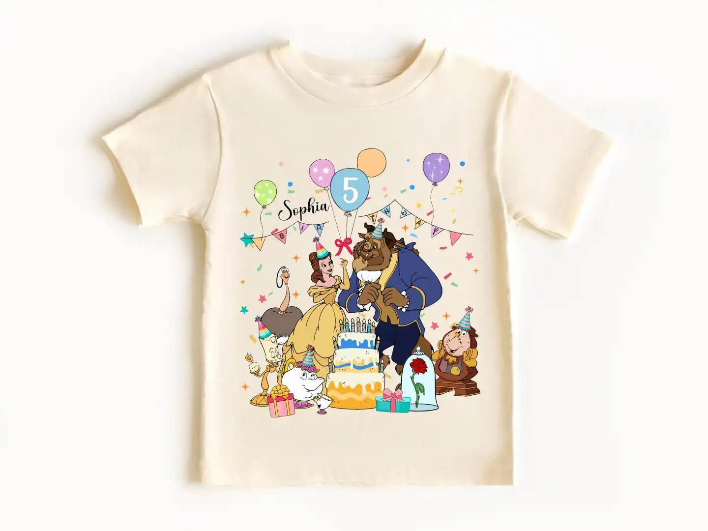 Disney Princess Belle Birthday Shirt for Girls