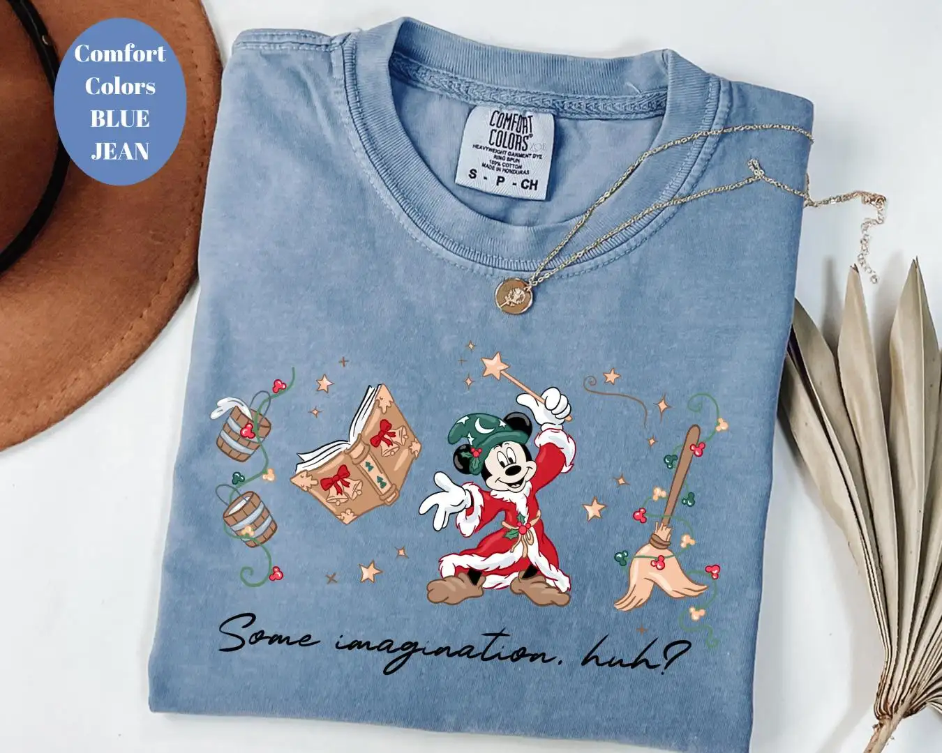 Comfort Color® Sorcerer Mickey Christmas Shirt Fantasia Disney Tee Christmas Fantasmic Shirt Disney Parks Trip Walt Disney Magical Shirt