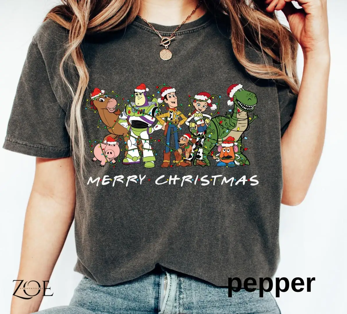 Comfort Colors Christmas Toy Story Shirt, Disney Merry Christmas Shirt, You Ve Got A Friend In Me Shirt, Disney World Toy Story Shirt
