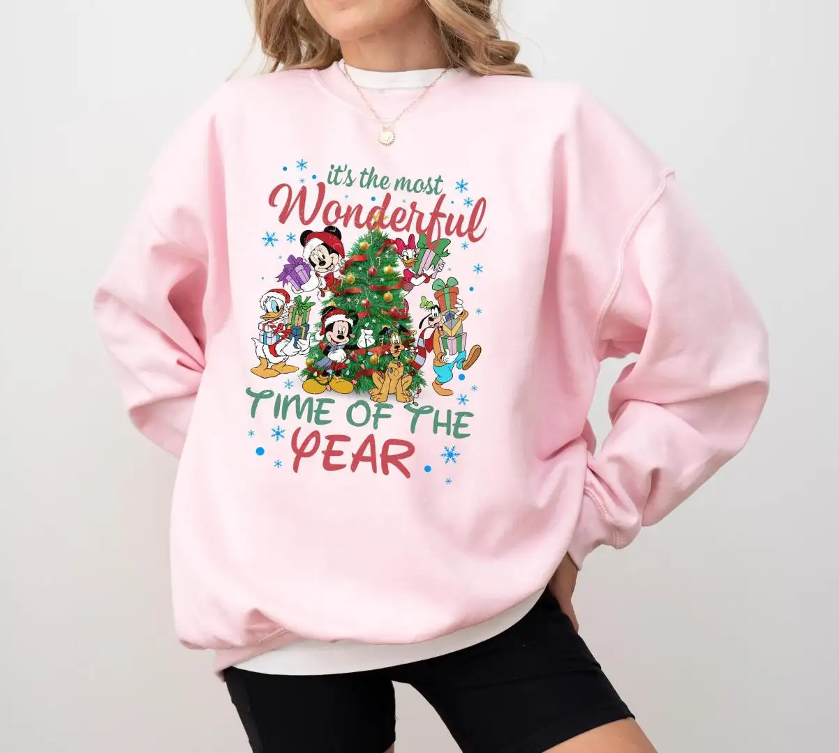 It's The Most Wonderful Time Of the Year Sweatshirt, Christmas Family Shirt, Christmas Tree Shirt, Christmas Mouse And Friends, Christmas Squad