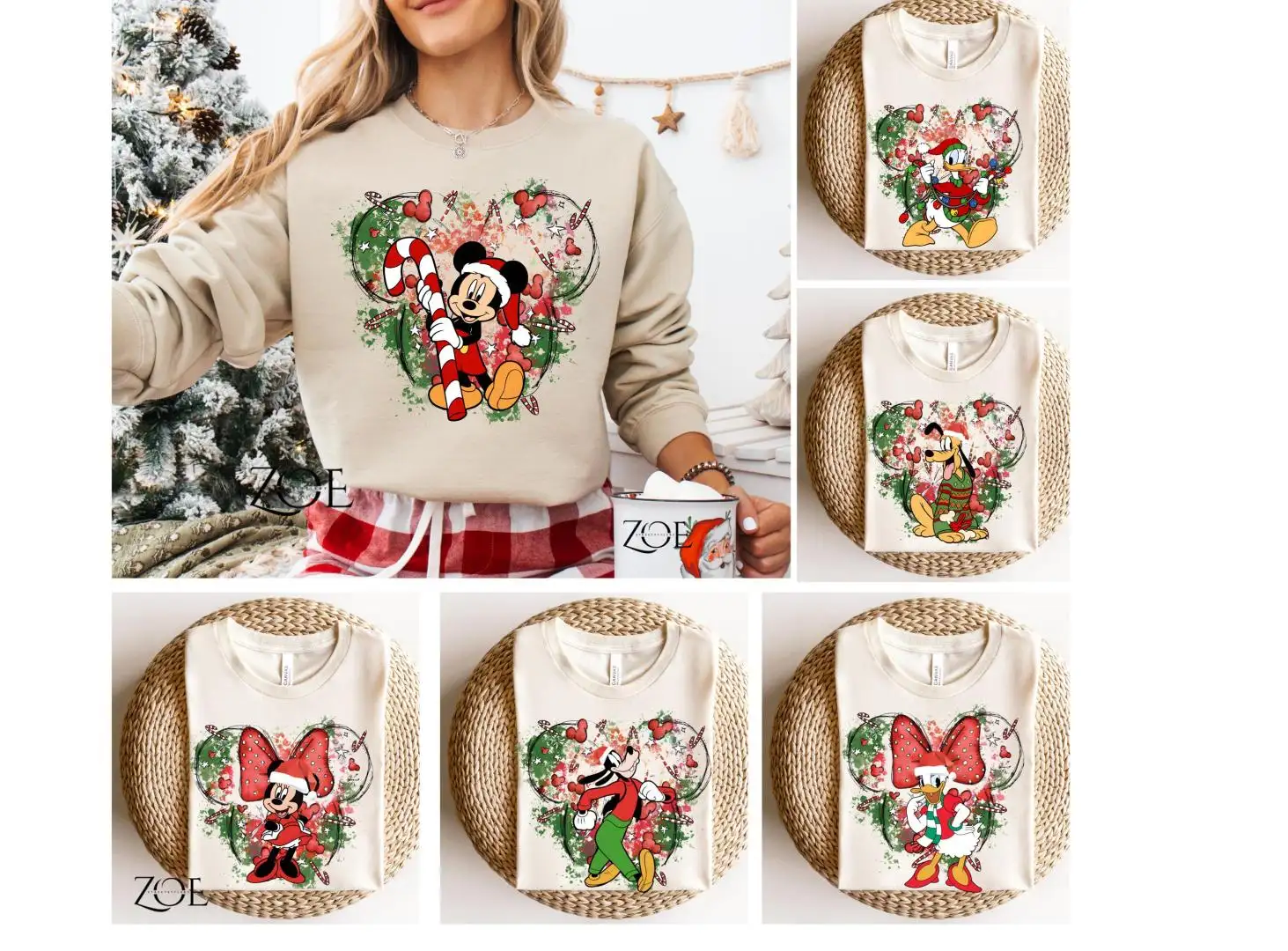 Merry Christmas Disney Characters Shirt, Christmas Friends Shirt, Very Merry Xmas Holiday Shirt, Mickey and Friends Christmas Sweatshirt