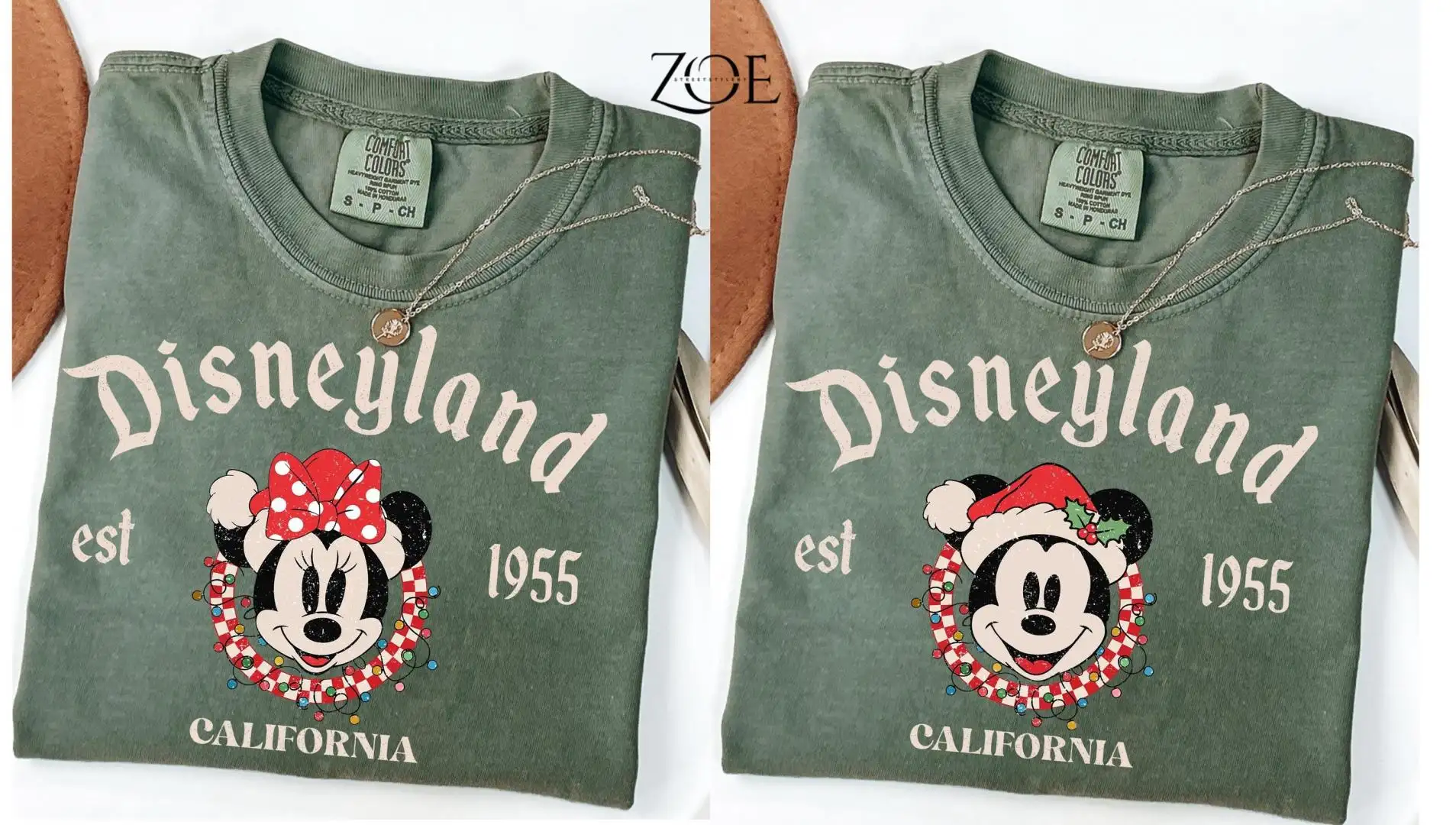 Comfort Colors Christmas Disneyland Est 1995 California Shirt , Christmas Friends, Holiday Season Shirt, Christmas Squad Tee, Disney Christmas