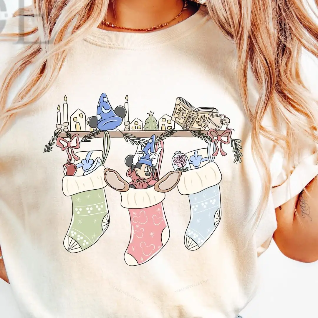 Disney Fantasia Mickey Christmas Shirt, Mickey Sorcerer, Fantasmic Shirt, Disney Christmas, Christmas WDW Tee, Disneyland Family Matching