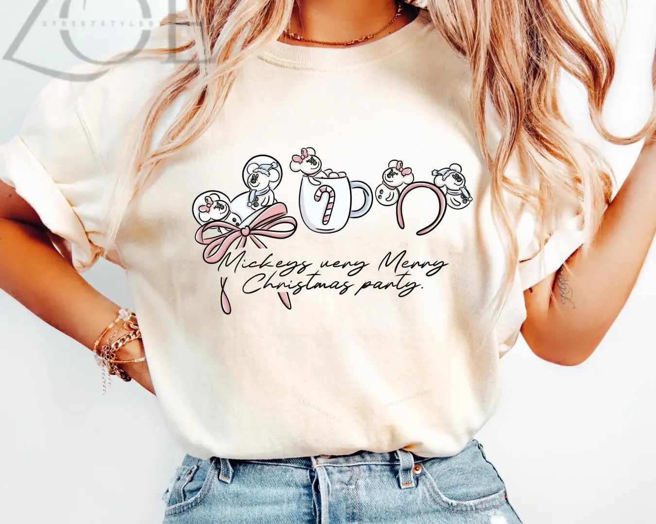 Comfort Colors Mickey's Very Merry Christmas Party Shirt, Disney Christmas Tee, Disney Magical Kingdom, Disney Mickey Minnie snowman