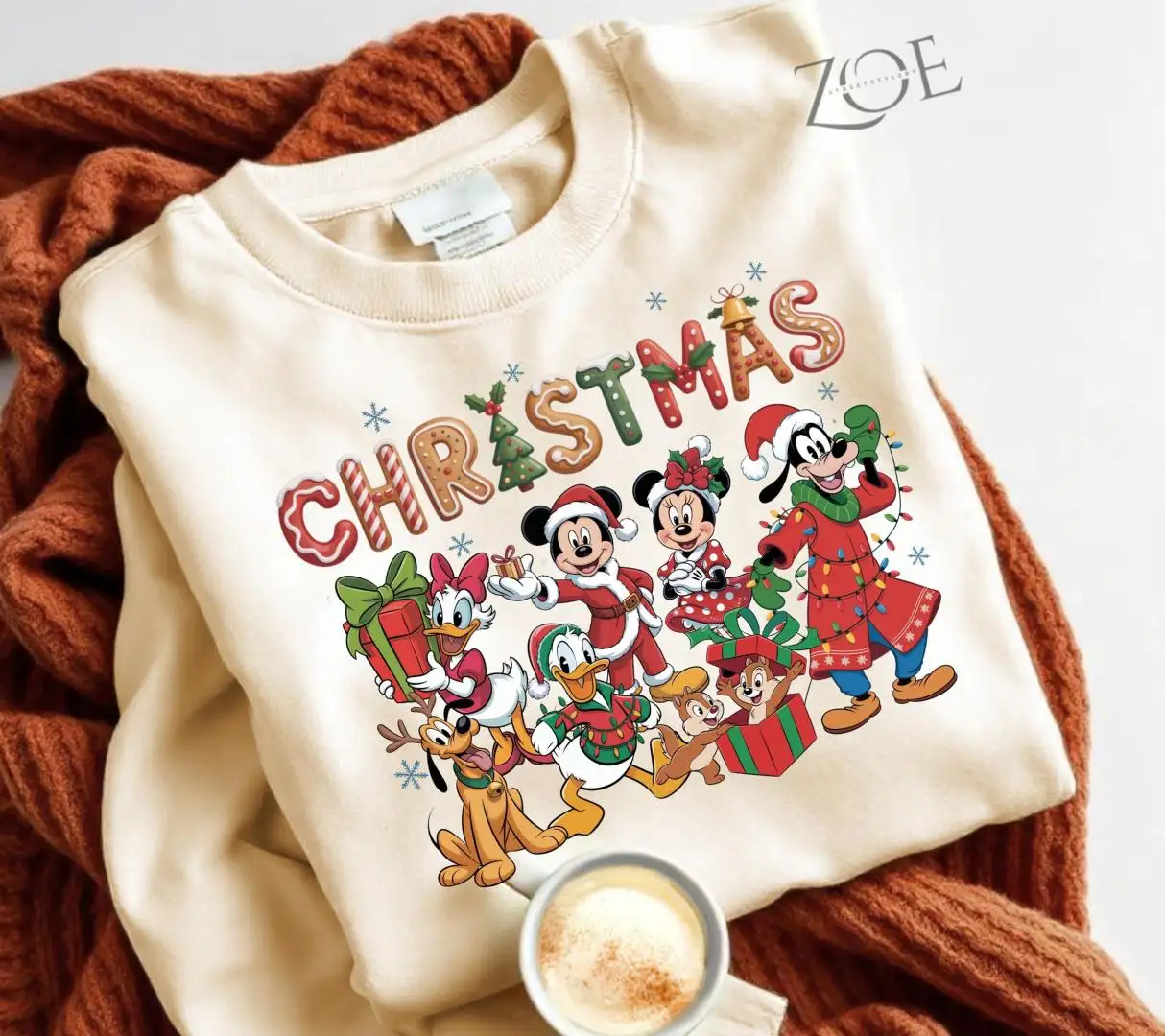 Mickey and Friends Christmas Shirt, Christmas Vibes Sweater, Mickey's Very Merry Christmas Party 2025 Sweatshirt, , Christmas Disney Sweatshirt