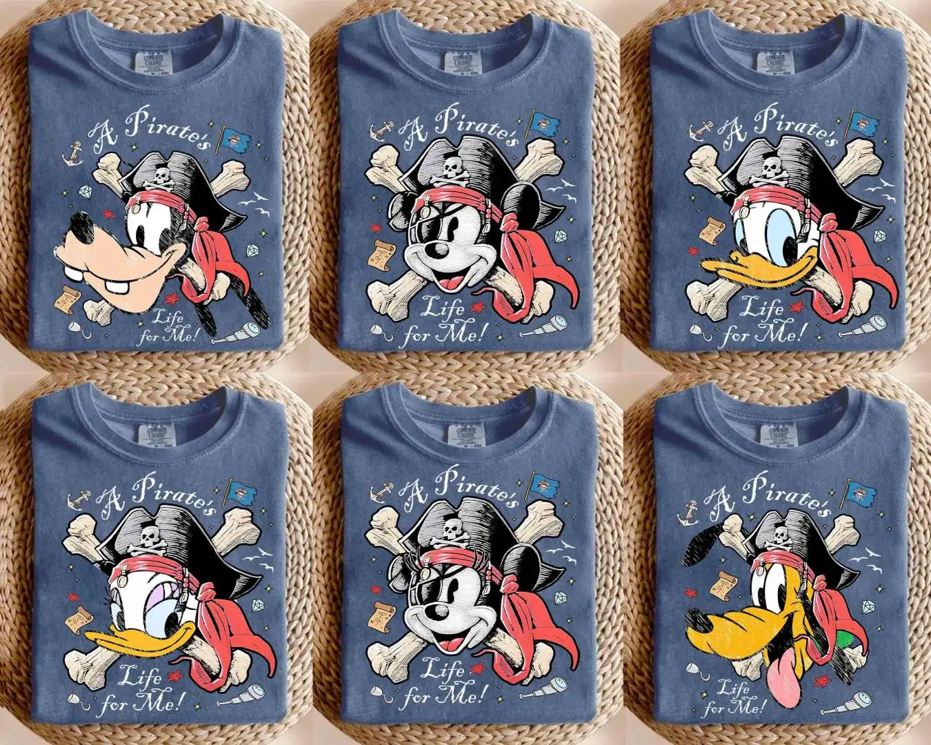 Vintage Mickey Mouse Pirates of the Caribbean Shirt