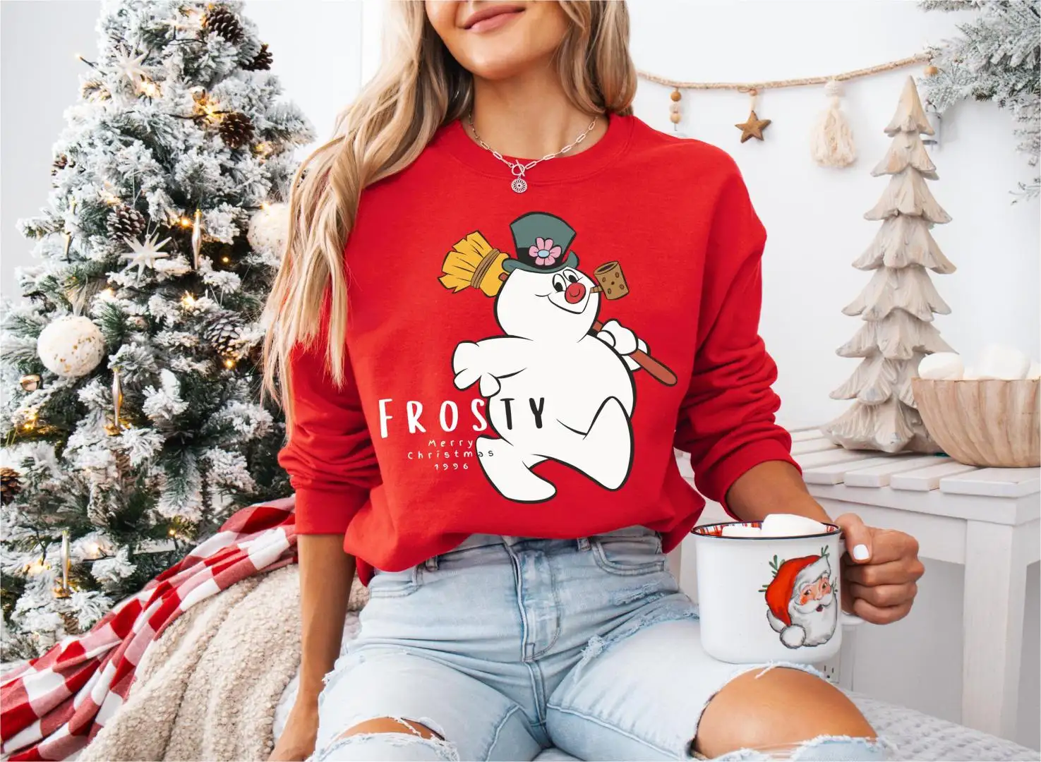 Merry Christmas 2025 Sweatshirt, Christmas Snowman Shirt, Winter Holiday T-Shirt, Christmas Trip Shirt, Xmas Party Sweater