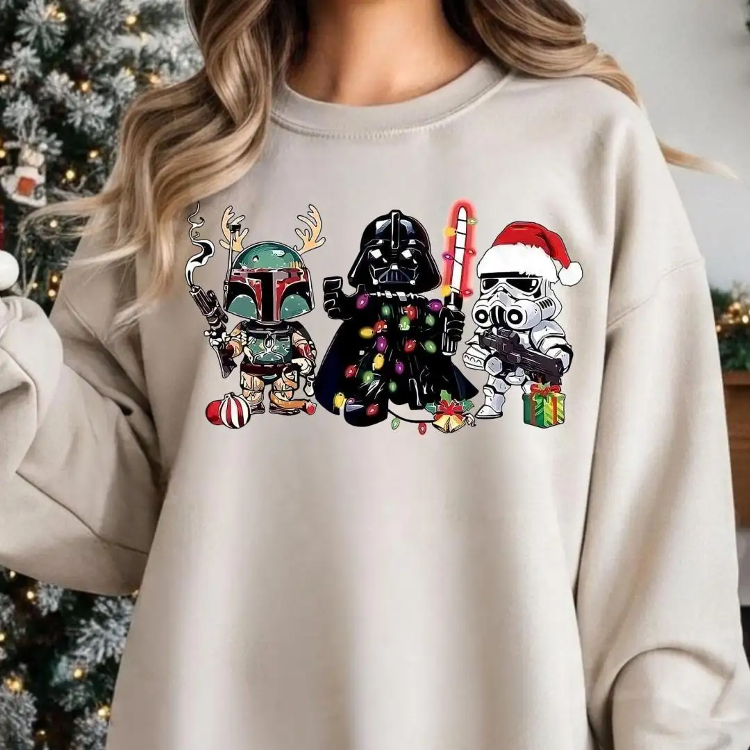 Star Wars Christmas Sweatshirt, Disney Christmas Hoodie, Galaxy's Edge Sweatshirt, Star Wars Sweatshirt, Xmas Mens Hoodie, Storm Trooper