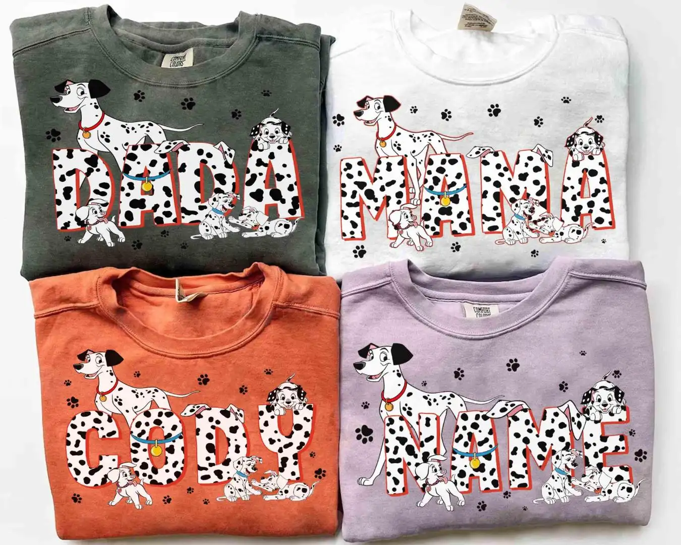 Personalized 101 Dalmatians Disney Family Matching Shirt