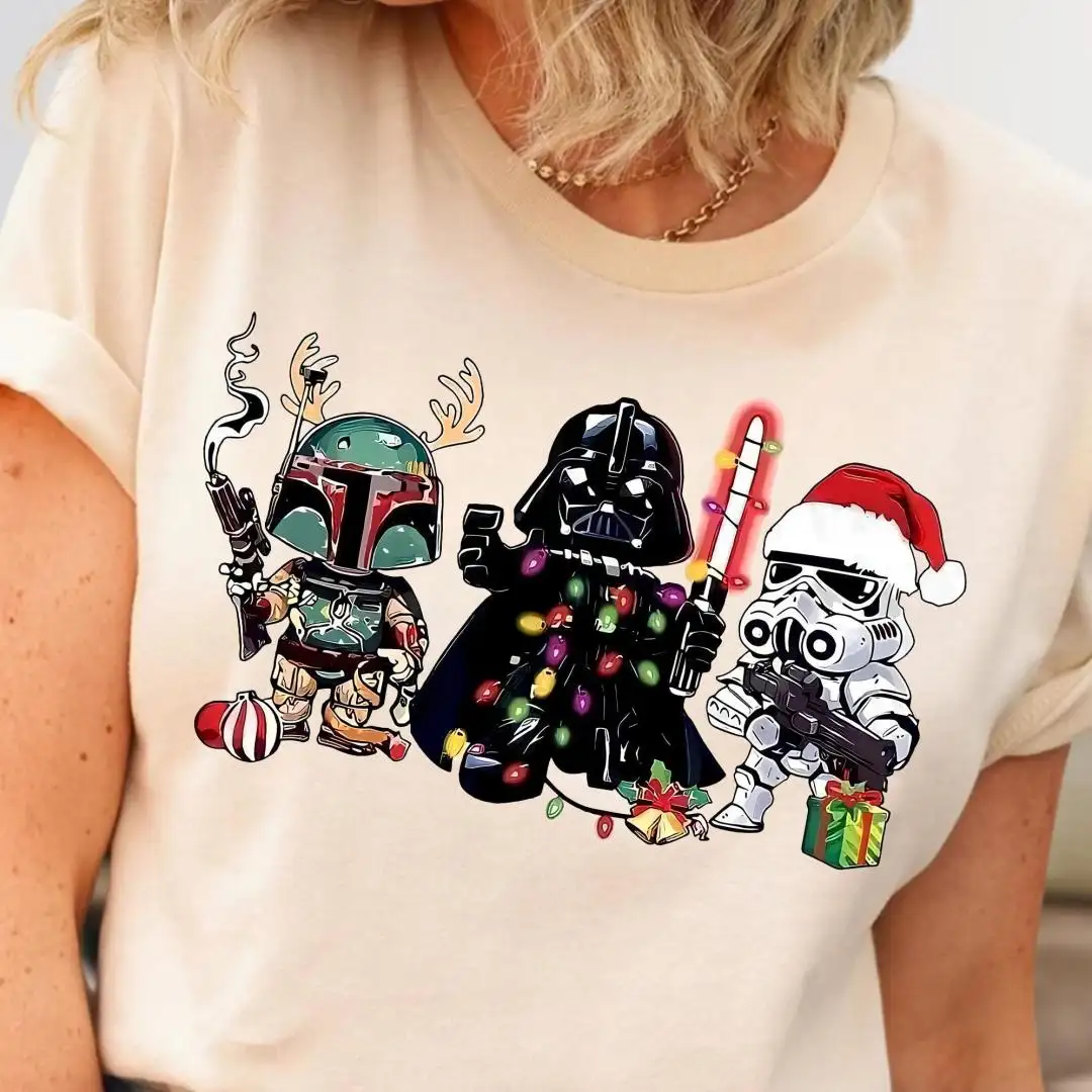 Star Wars Christmas Shirt, Darth Vader Shirt, Star Wars Fans Holiday Gift, Disney Holiday Shirt, Disney Xmas Party Tees, Christmas Gifts
