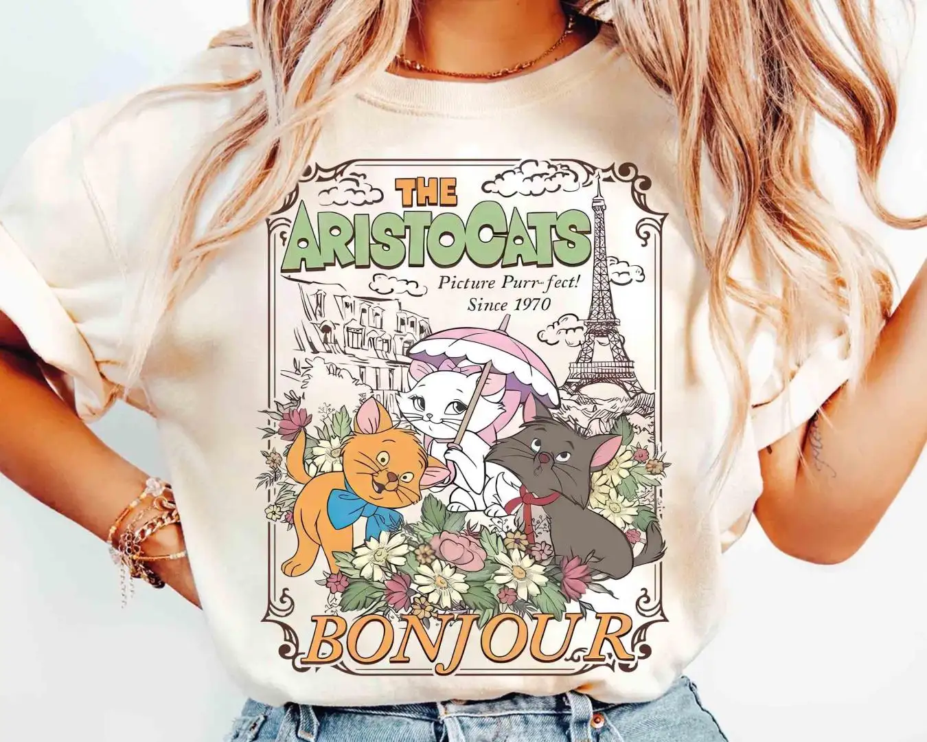 Vintage Disney Aristocats Shirt for Family Trips