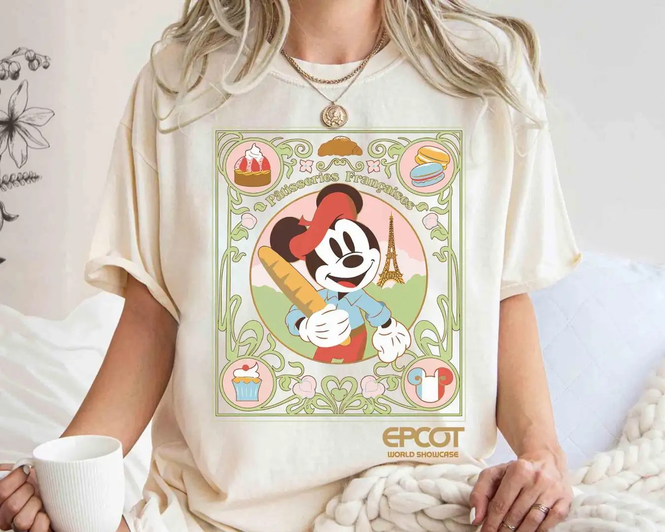 Disney Paris Mickey Mouse Eiffel Tower Shirt for Girls