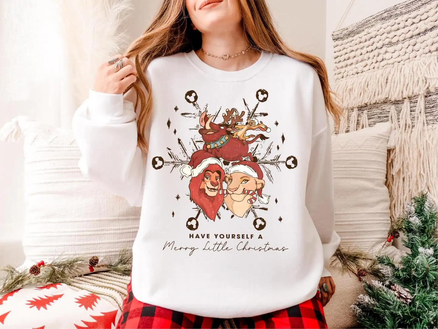 Lion King Have Yourself a Merry Little Christmas Shirt, Simba Timon Pumbaa Merry Christmas Tee, Hakuna Matata Christmas Sweatshirt