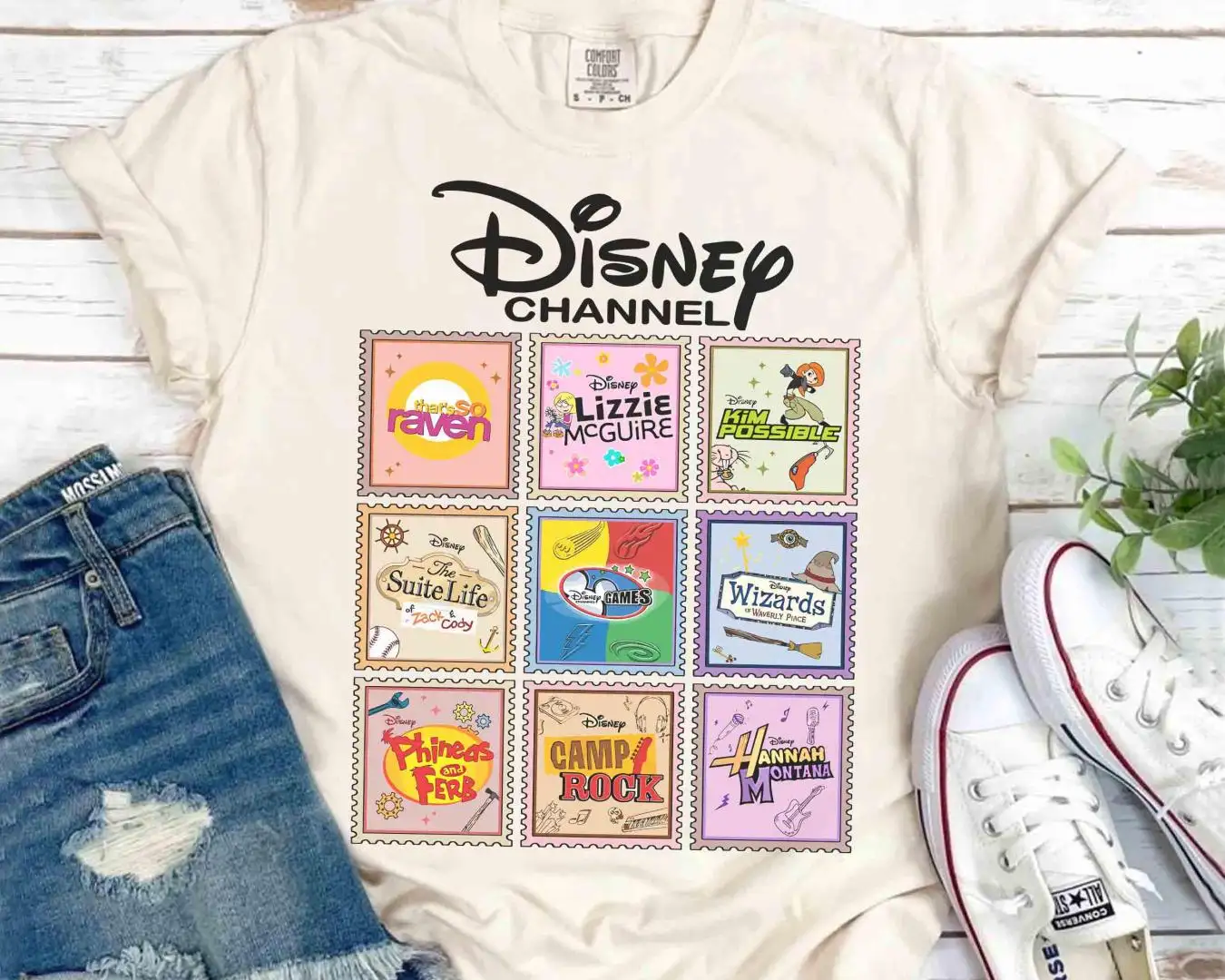 Vintage Disney Channel Shirt for Family Vacation Matching