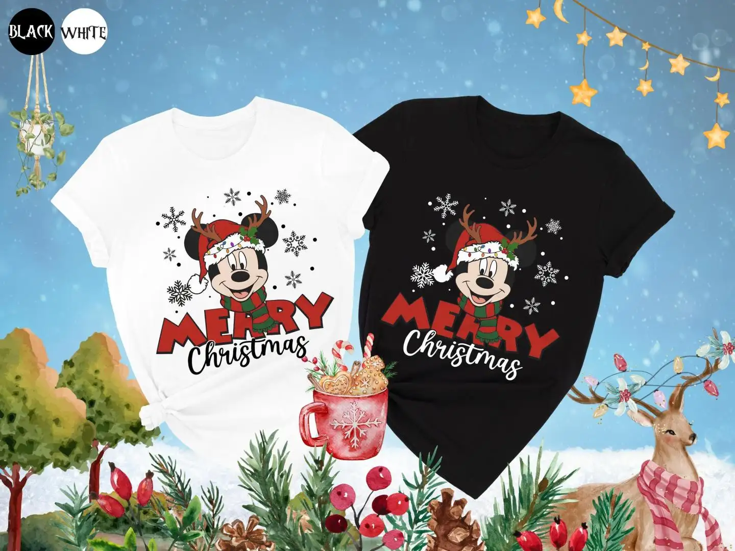 Mickey Merry Christmas Shirt, Disney World Xmas Shirt, Mickey Christmas Shirt, Christmas Family Vacation Shirt, Christmas Gifts For Kids