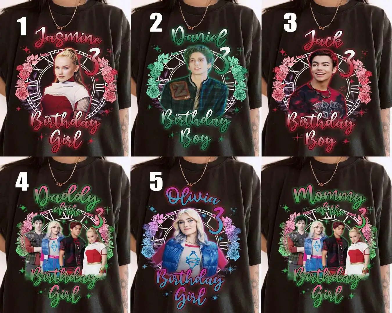 Personalized Disney Zombies 4 Movie Shirt for Girls