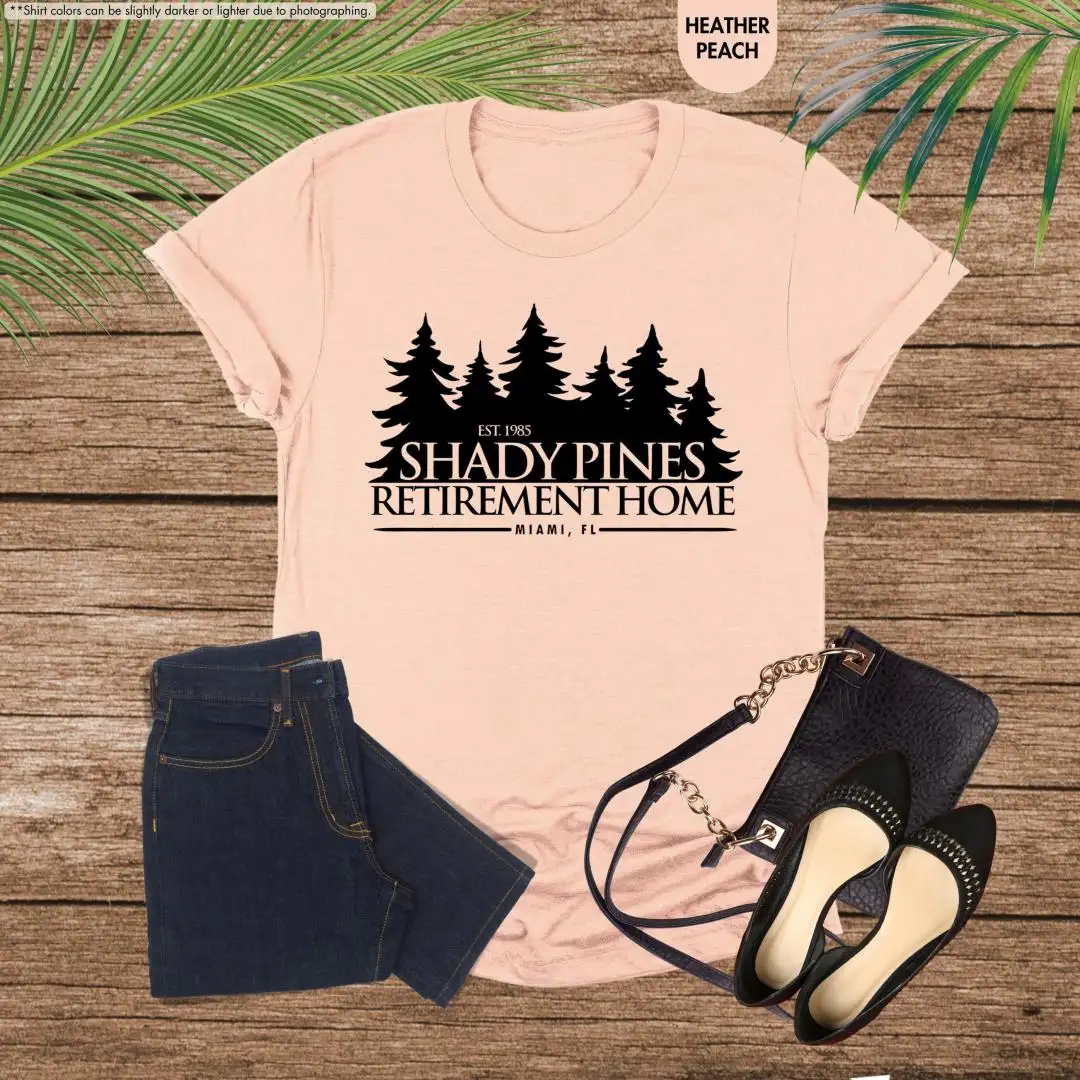 Shady Pines Retirement Home Shirt, Girls Birthday Party, Retirement Gift, Golden Girls Lover Gift, Golden Girls Party, Golden Girls Sweatshirt