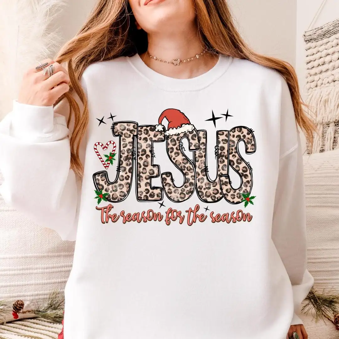 Jesus The Season For The Season Christmas Shirt, Jesus Christmas Sweater, Jesus Is The Reason Tee, Religious Christmas Sweatshirt