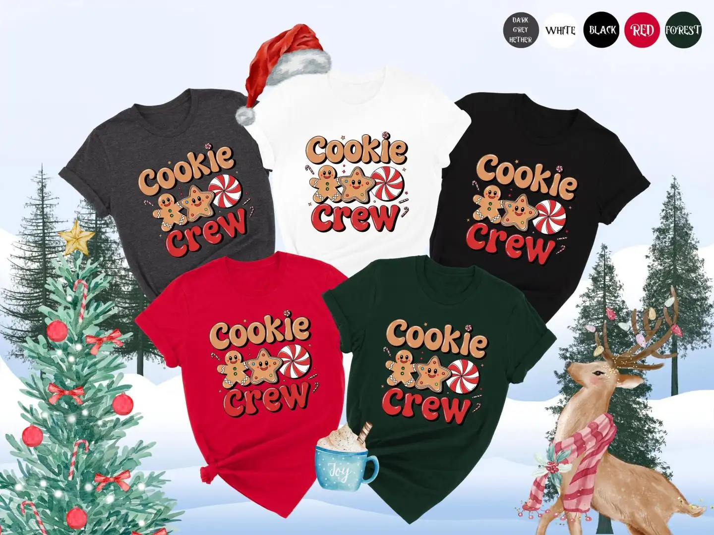 Christmas Cookie Crew Shirt, Gingerbread Cookies Shirt, Matching Christmas Shirt, Christmas Gifts, Funny Family, Christmas Baking Crew Shirt