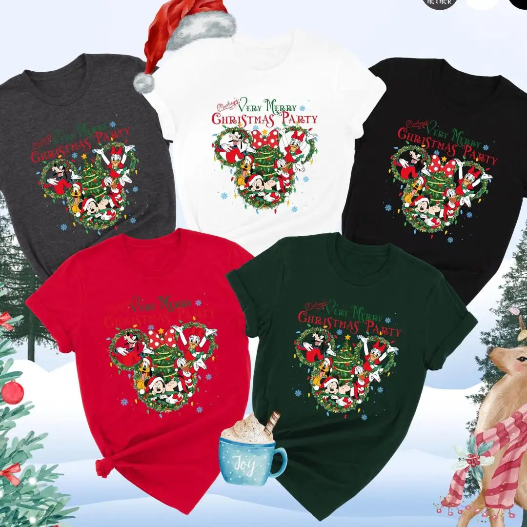 Mickey's Very Merry Christmas Party Shirt, Disney Trip, Disney Family Shirt, Disney Christmas Group Shirt, Mickey and Friends Christmas Shirt