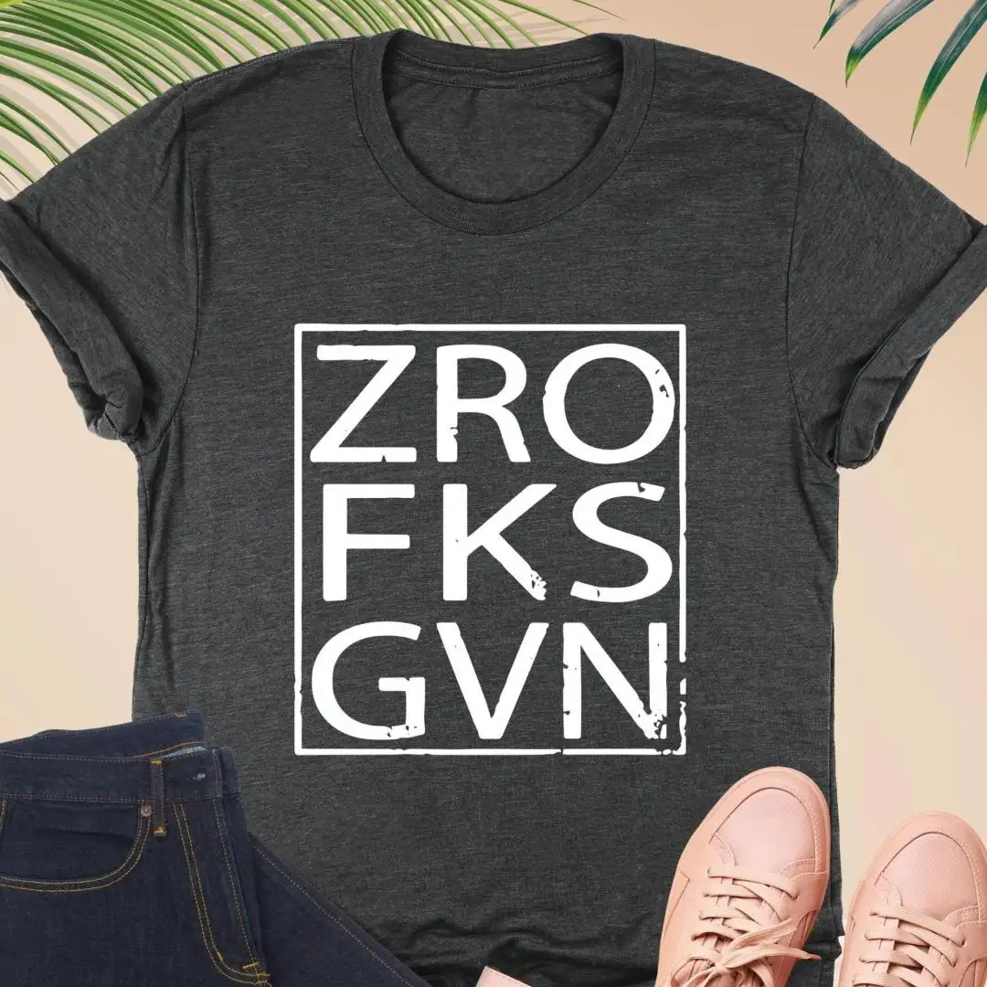 Zero Fucks Given Shirt, Humorous Sarcastic Shirt, Funny Shirt For Adult, Christmas Tee, Nightmare Before Christmas Shirt, Jack and Sally Shirt
