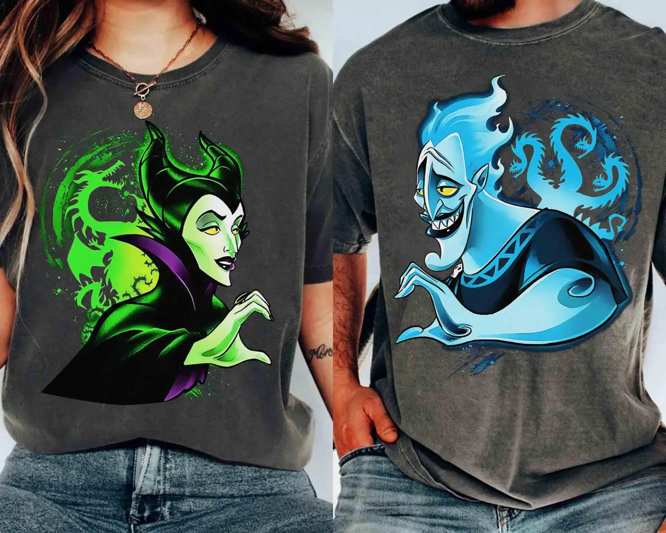 Disney Villains Couple Shirt for Anniversary Gifts