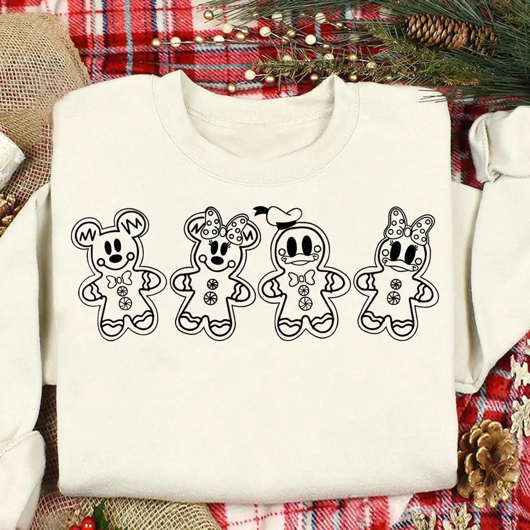 Disney Gingerbread Christmas Shirt for Family