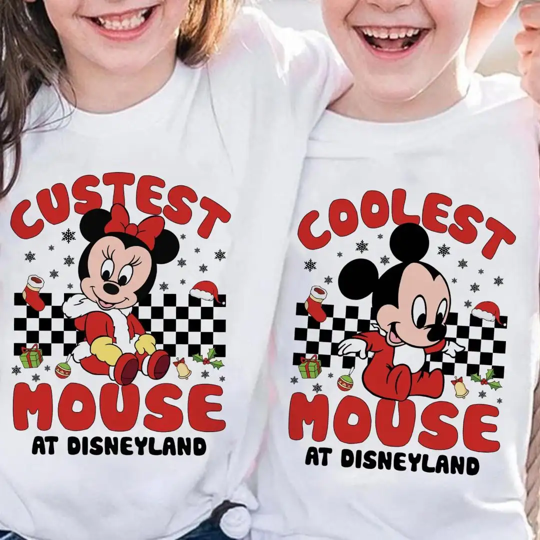Disney Christmas Party Kids Mouse Shirt
