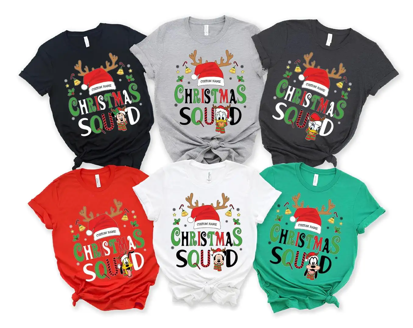 Custom Disney Christmas Family Shirt