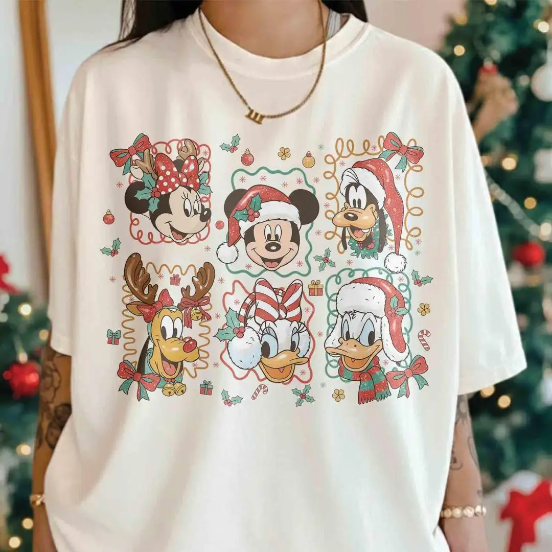 Disney Mickey Christmas Frame Shirt for Family Matching