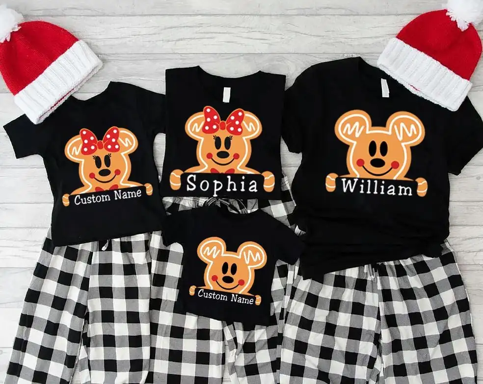 Custom Disney Christmas Family Shirt