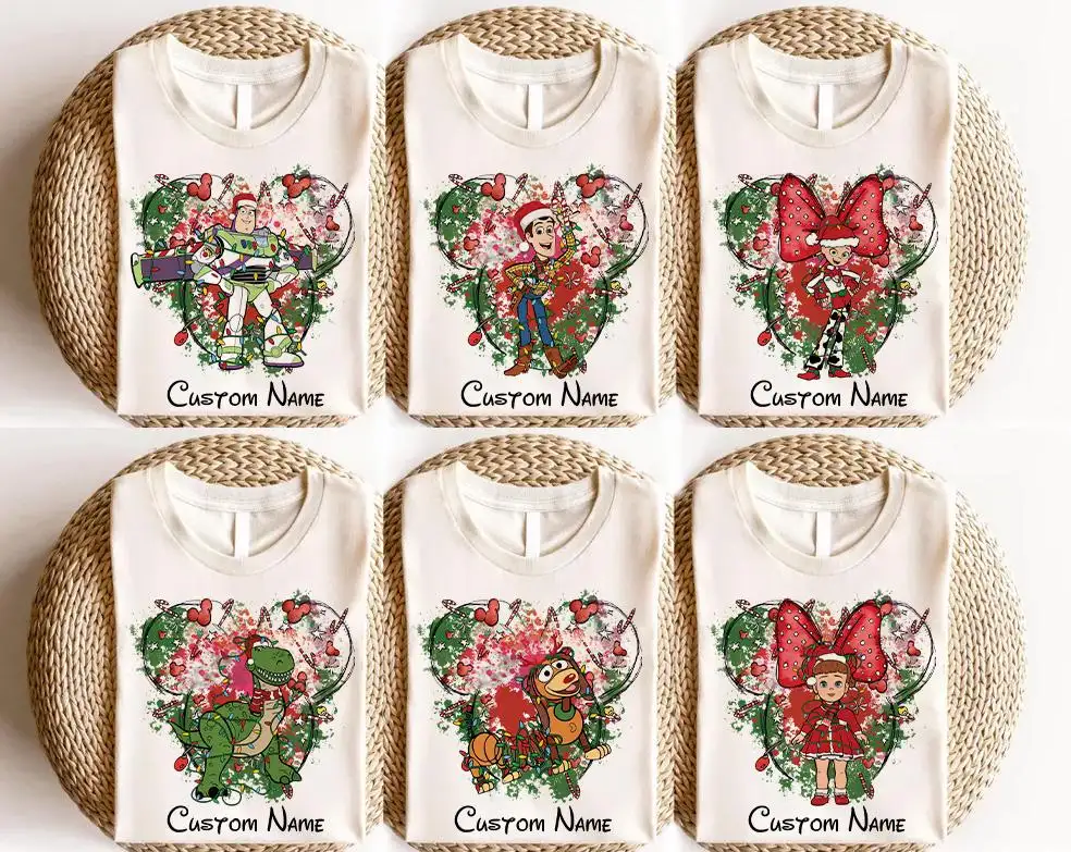 Custom Disney Family Christmas Shirt for Holiday Trips