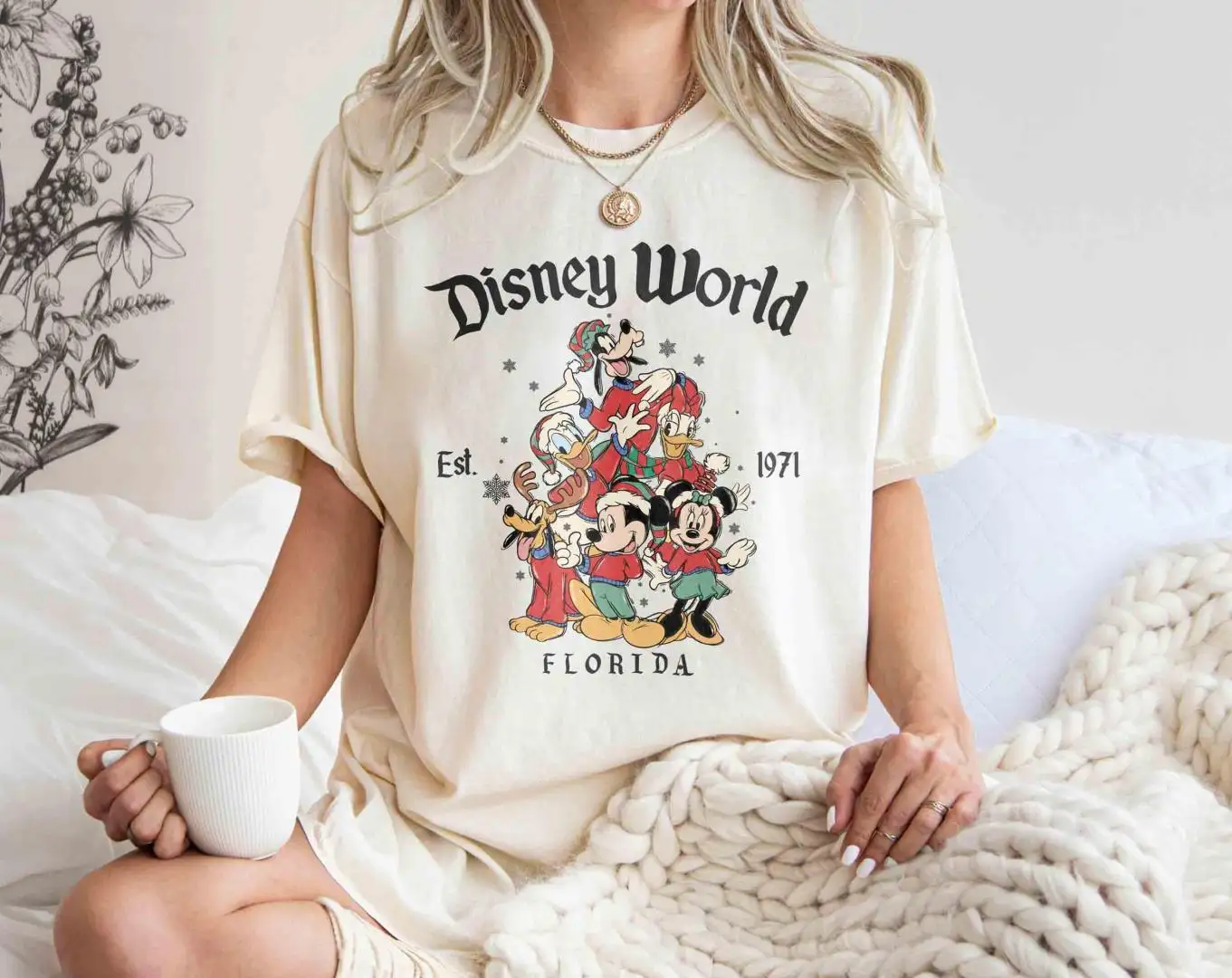 Disney World Mickey Christmas Shirt for Family