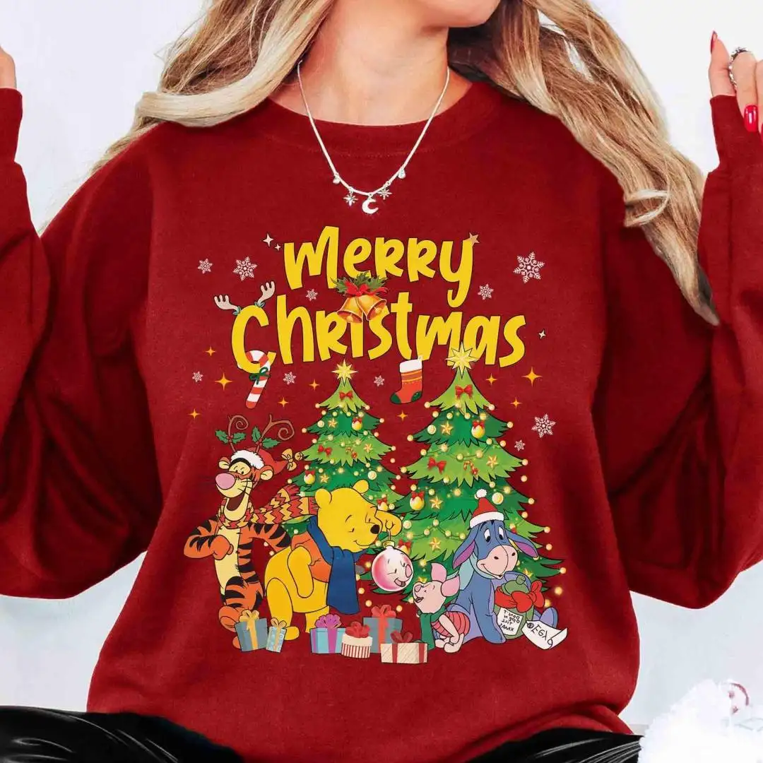 Disney Winnie The Pooh Christmas Family Shirt