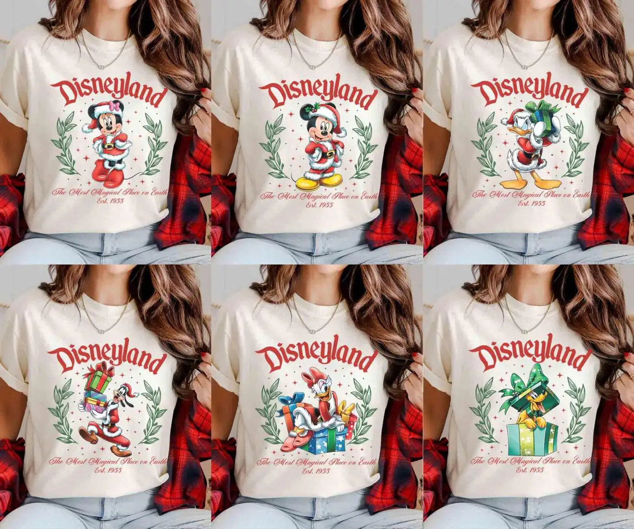 Retro Mickey Christmas Shirt for Disneyland Family Gifts