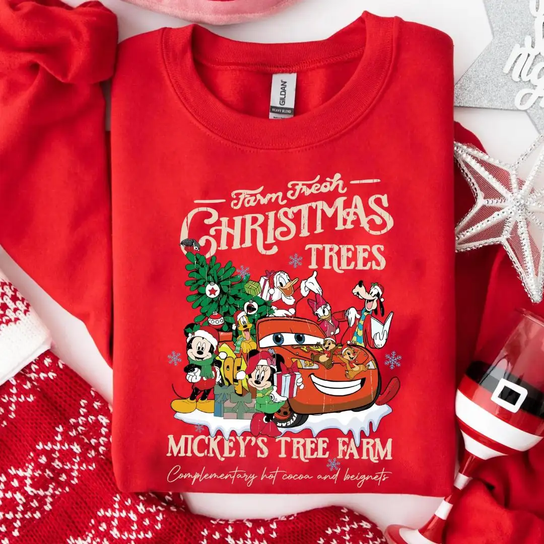 Disney Mickey Christmas Tree Farm Shirt