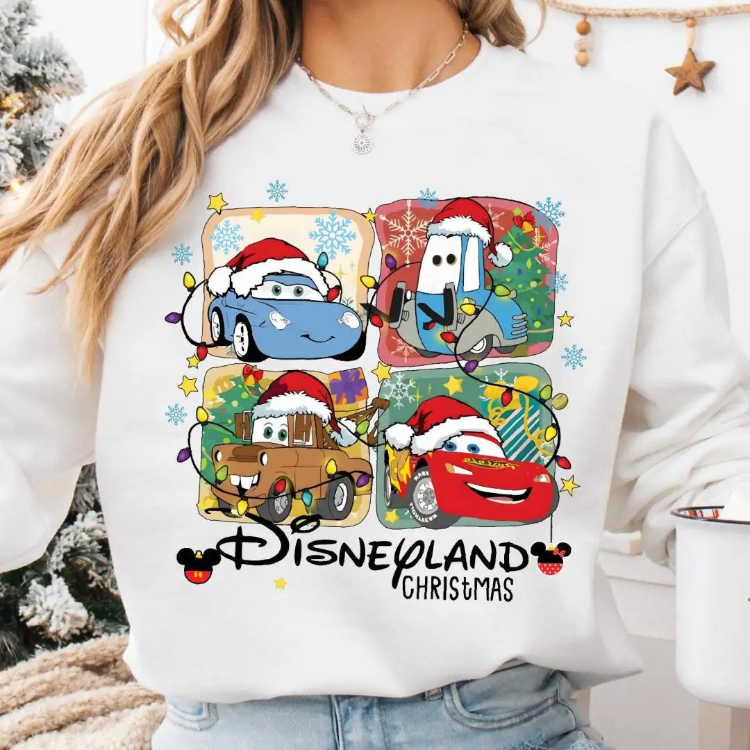 Disney Cars Christmas Shirt For Family Disneyland Trip