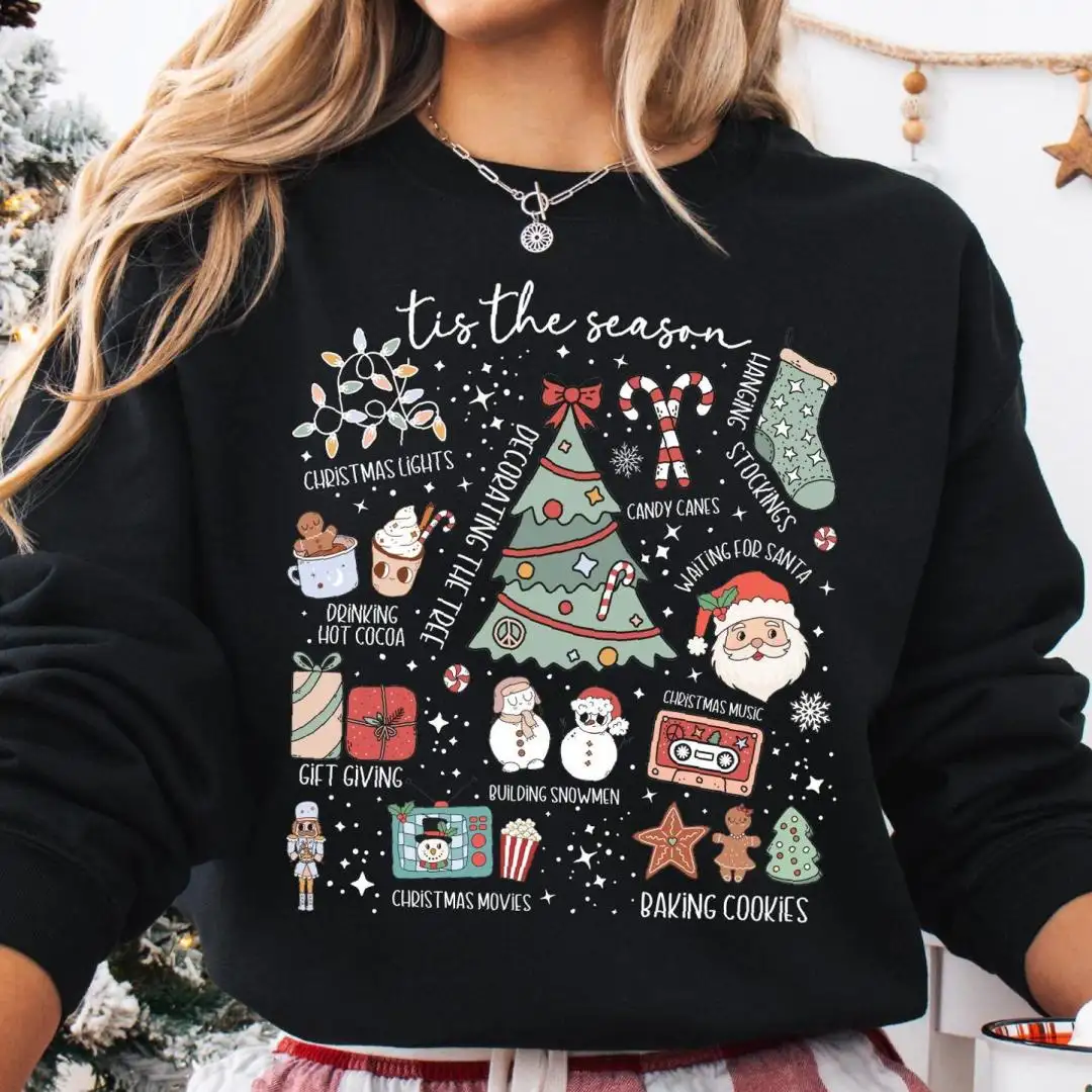 Christmas Objects Holiday Shirt for Family Party