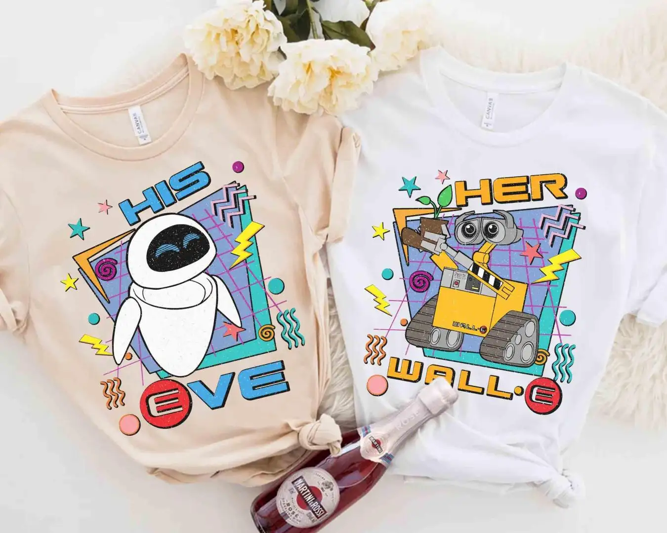 Disney Wall-E Eve Matching Shirt for Couples