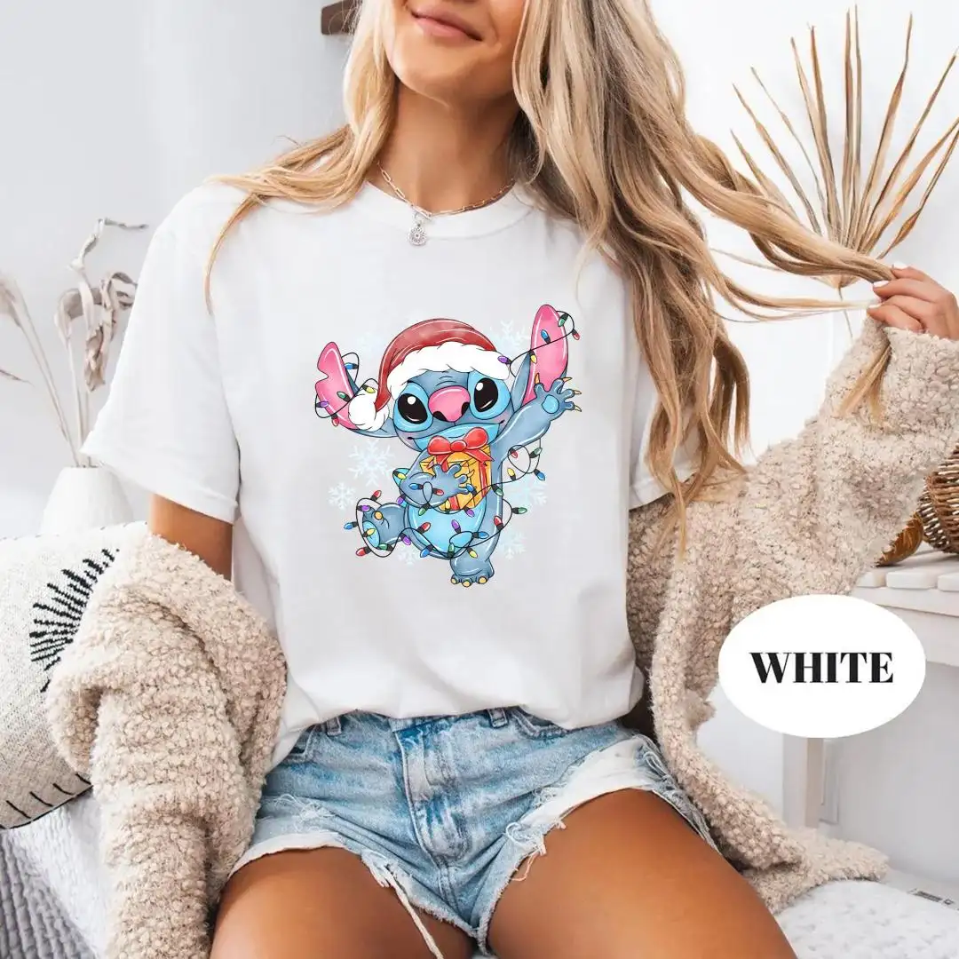Disney Stitch Christmas Shirt Holiday Gift