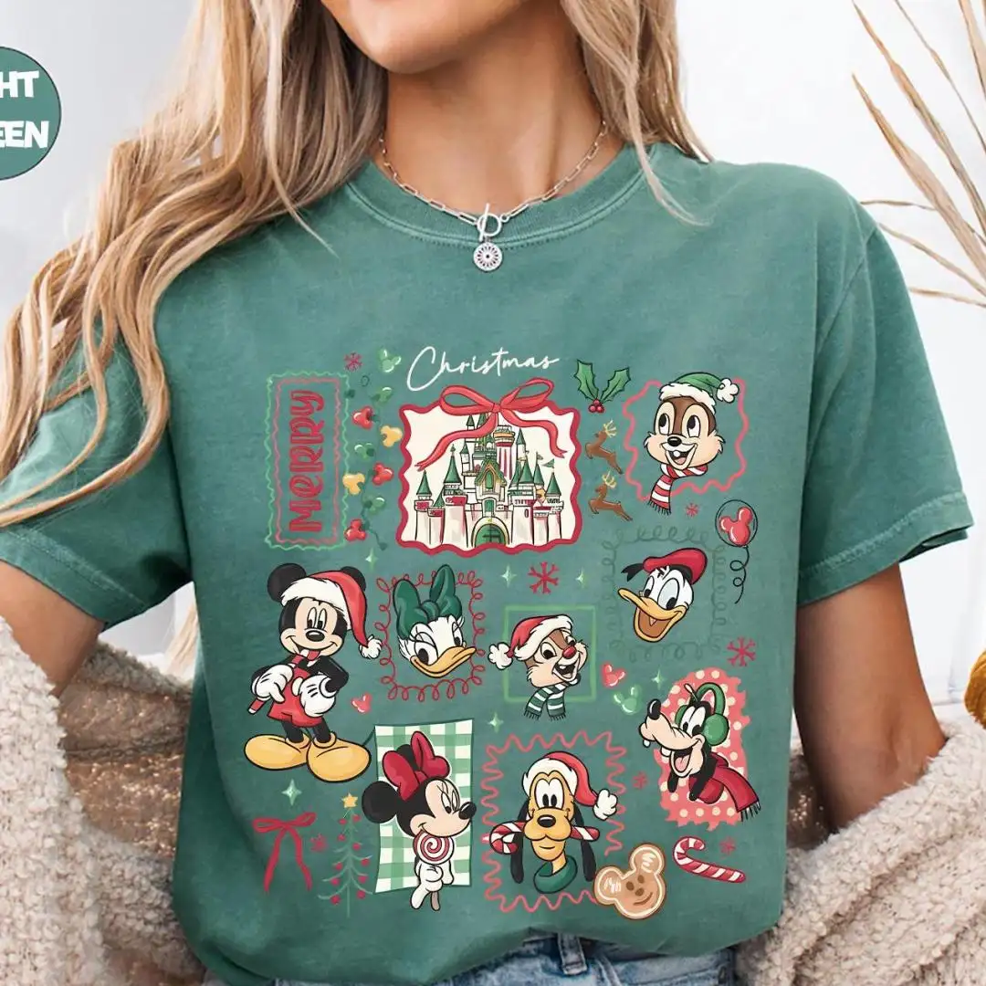 Disney Christmas Family Matching Shirt for Mickey Party
