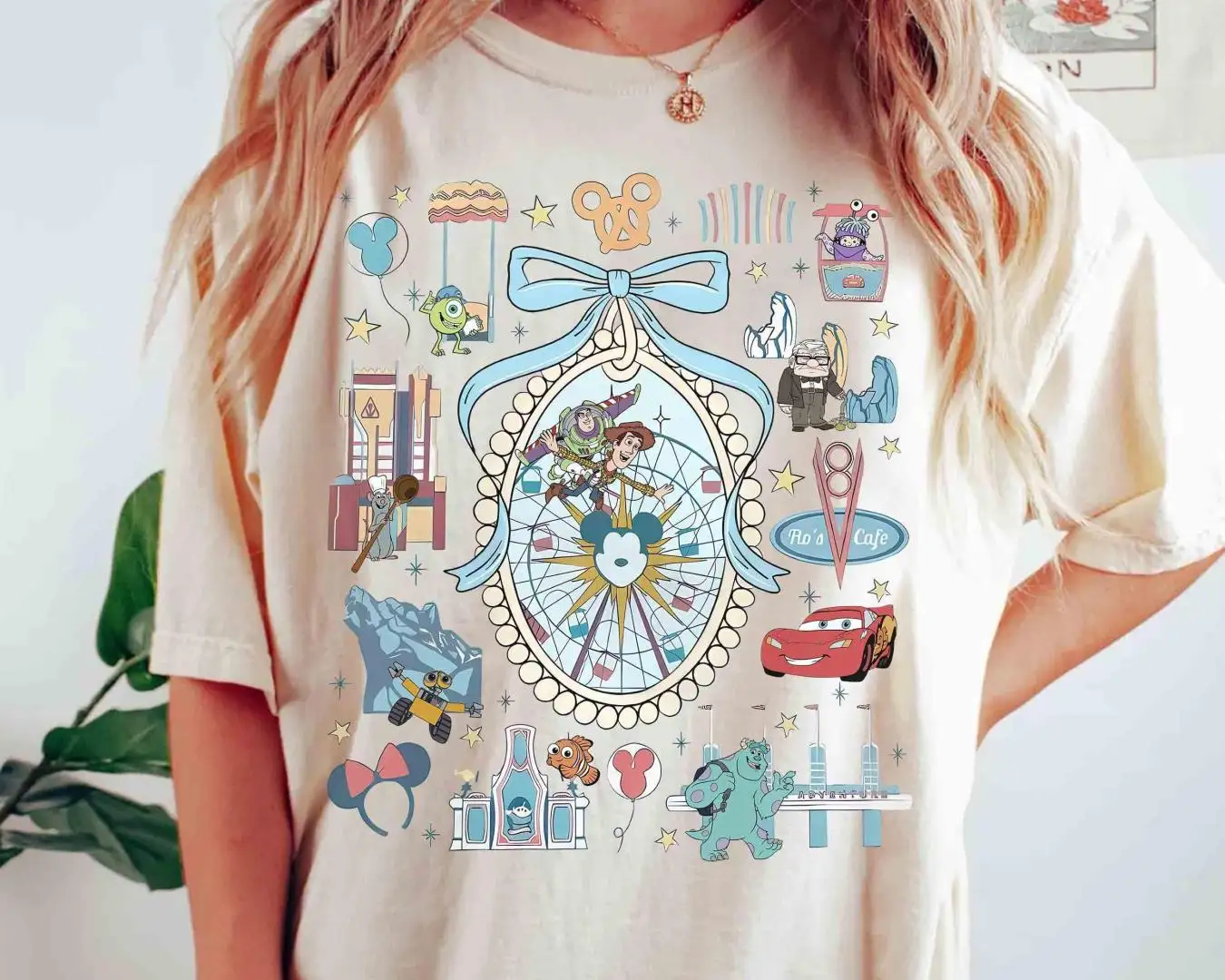 Disneyland Family Vacation Shirt with Coquette Bow