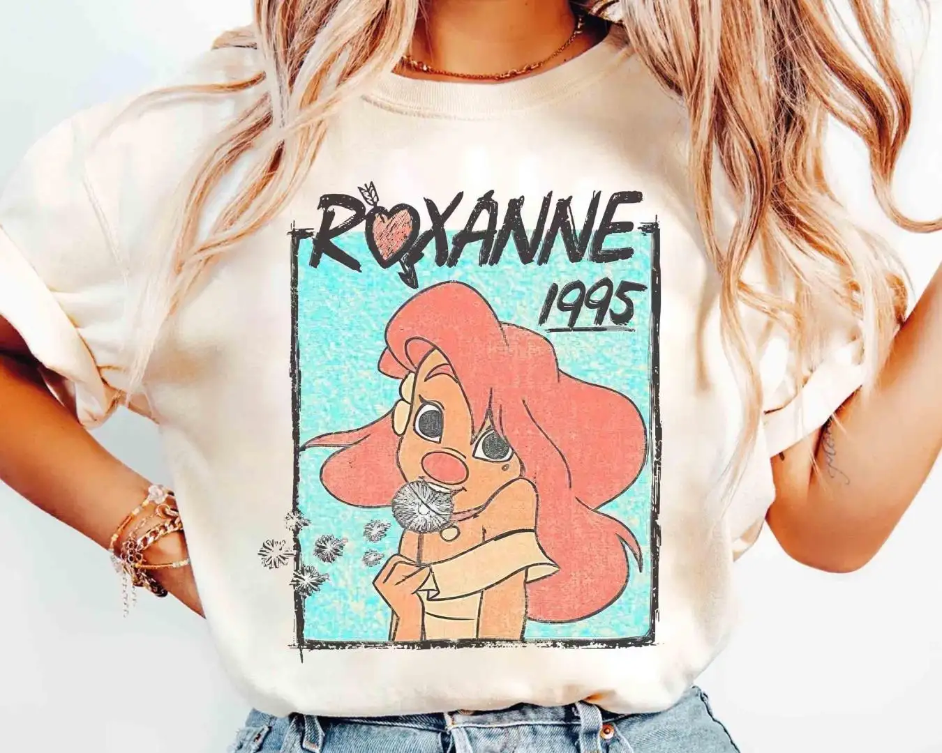 Vintage 1995 Disney Roxanne Portrait Shirt