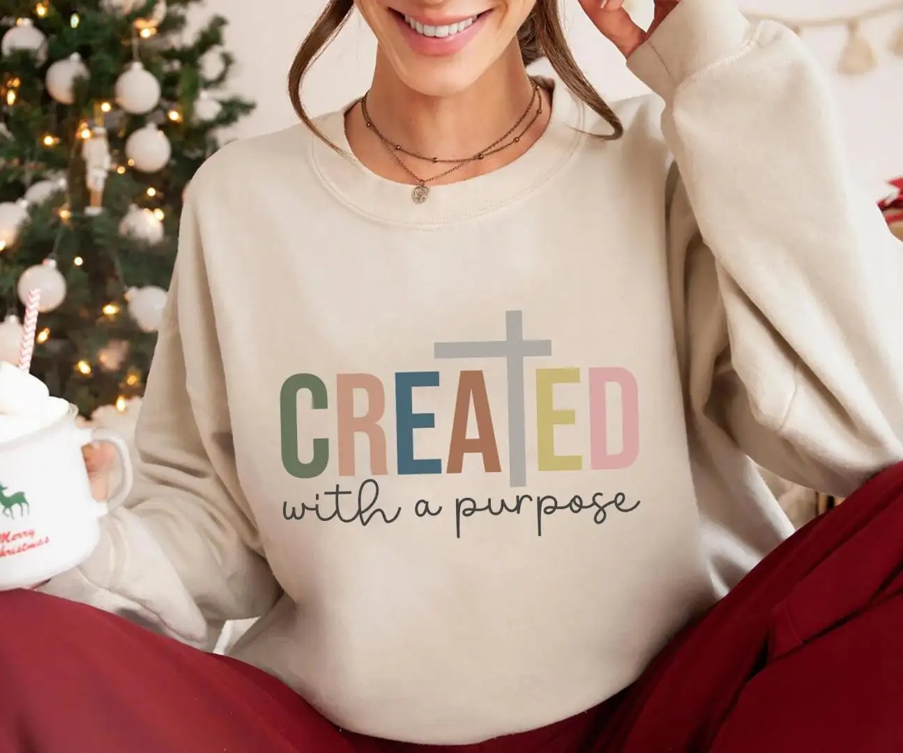 Christian Faith Created with Purpose Shirt