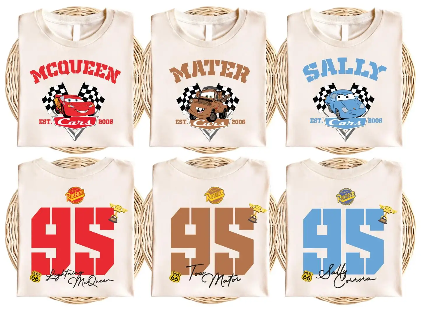 Disney Cars Movie Shirt for Boys Group Trip